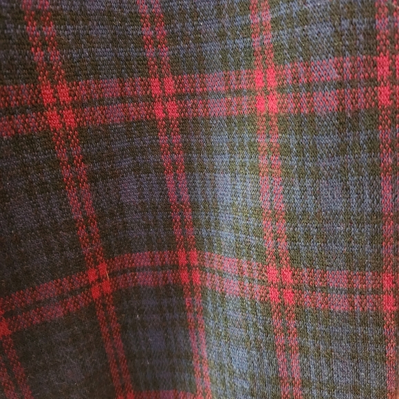 VINTAGE CRICKET LANE WOMEN'S PLAID KNIT PANTS SIZE 10P - Picture 2 of 3